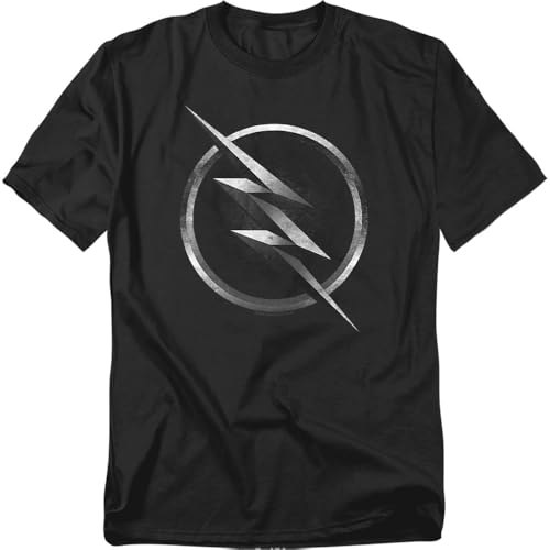 Popfunk The Flash TV Series Zoom Logo T-Shirt (Medium, Black)