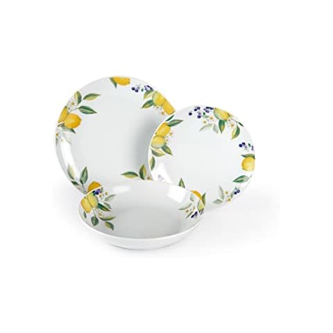 Excelsa Lemon 18-Piece Dinner Set Cover