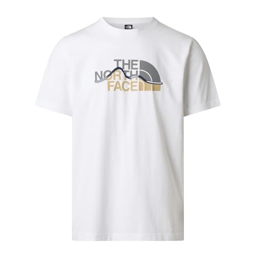 The North Face - T-Shirt Standard Mountain Line Graphic pour Homme - TNF White, S