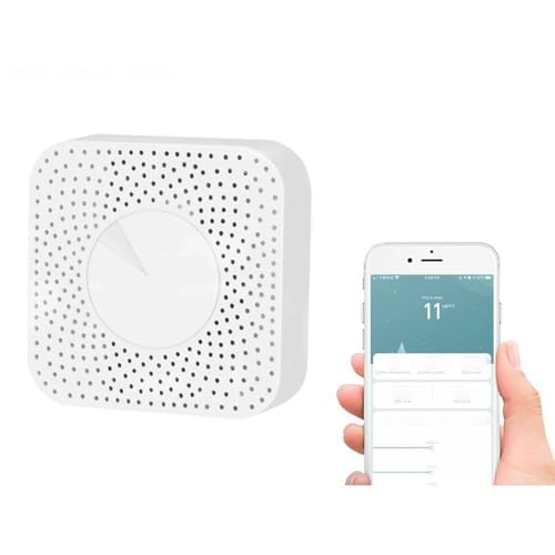 Smart Air Housekeeper VOC CO2 Temperature Humidity 6 in 1 Smart Air Box Sensor Automation Alarm
