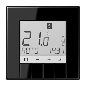 Preisvergleich Produktbild Jung serie-ls Universal serie-ls Thermostat mit Display schwarz