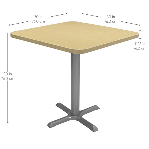 Table de bistro carrée 76,2 cm : la solution stable et compacte pour studio étroit