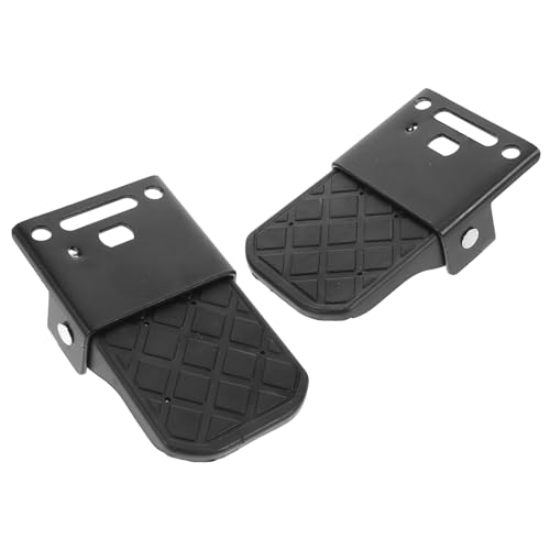 Mobestech 1 Par Pedales Plegables para Coche Ciclismo fijado Bicicleta electrica Plegable Bicicleta eléctrica Plegable Pedal de Repuesto Accesorio para Bicicleta electrica Pegamento Black
