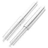 GLEAVI Ersatz Toilettenpapierstange 2 Stück aus Robustem Material mit Federbelasteter Rolle Geeignet für Zuhause und Öffentliche Wc Bereiche