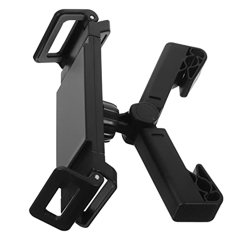 Tablet per Poggiatesta Auto Regolabile Compatibile con Smartphone e Facile Installazione e Materiali Resistenti Nero