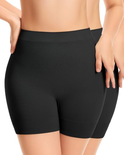 Image of BESTENA Mid-waist Tummy Control Shapewear Shorts Smooth Tummy