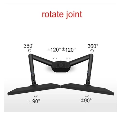 Support écran double OL-2 avec bras réglable 2-8kg rotation libre