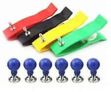 RainbowMMed Adult Chest Suction Cup Bulb and Limb Clamp Ag AgCI ECG EKG Electrodes