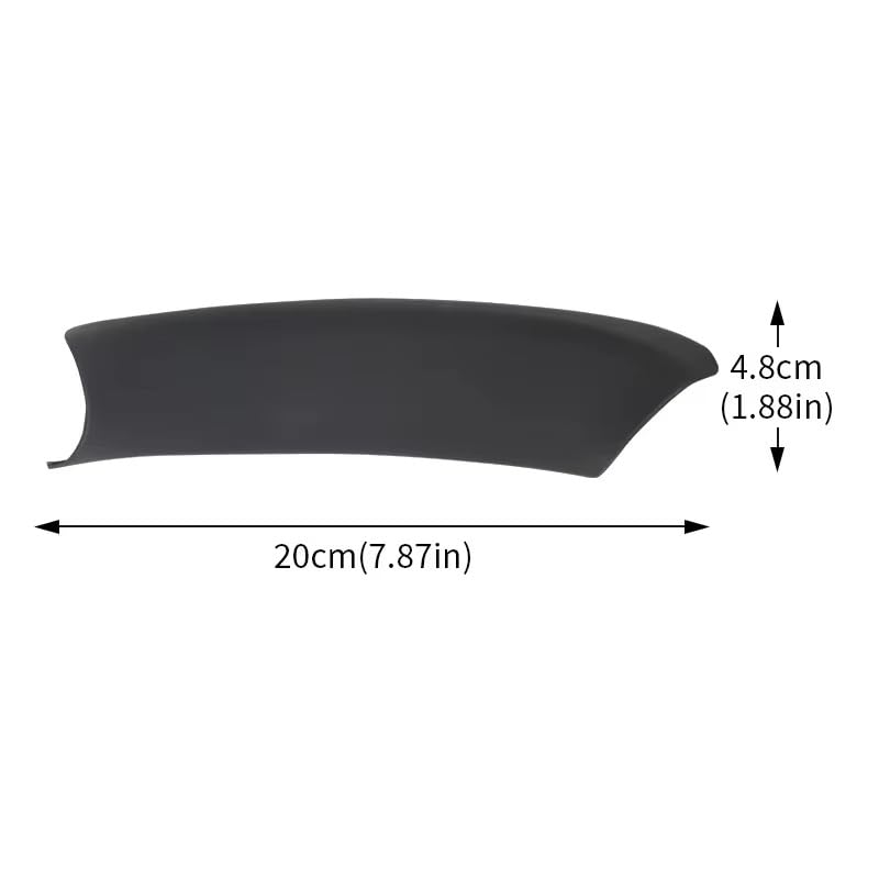 Maniglie Portiere Interne per BMW X3 X4 F25 F26 2010-2017 Interni Auto con Texture in Carbonio/Nero/Beige Maniglia della Portiera Pannello di Copertura(Carbon Fiber-4pc)