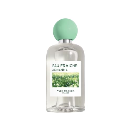 Yves Rocher Agua Fresca Eau Fraîche Aérienne - Eau de Toilette Perfume Fresco – Fragancia Cítrica Verde con Menta y Cidra – Vegano y Ligero 100 ml - Idea de Regalo Día de la madre