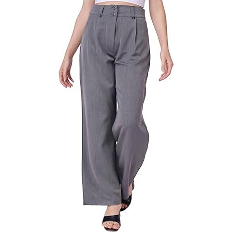 femiss Women's Wide Leg Tailored Trousers Cover