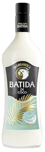 Mangaroca Batida de Côco 16 % vol. (1 x 1,0 l), Kokoslikör - Natürlich süß, pur auf Eis, als Longdrink oder als Basis exotischer Cocktails genießen