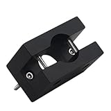 [Wsikafxn] アルミニウム合金テールソケットアダプター ワイヤークランプマウントクリップ 10mmから20mmのケーブル直接入力用 ワイヤークランプスコープ ブラック