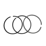 125 mm Luftkompressor-Kolbenring mit Federstahlkonstruktion, kompatibel mit FS125 125A KS125 Zylindern, inklusive Ersatzringen zur Aufrechterhaltung der Luftdichtigkeit (3 Stück für KS125)