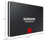 Samsung MZ-7KE2T0BW 850PRO SSD 2TB (6,4 cm (2,5 Zoll), SATA III) schwarz – Ansicht 3