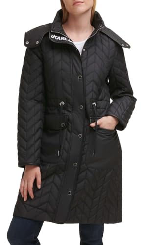 Karl Lagerfeld Paris Women's Quilt Parka2