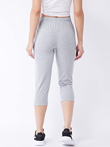 Image of Modeve Women Solid Cotton Blend Capri for summer|| Summer Wear