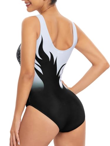 Image of Arshiner Women's Ballet Tank Leotards Gymnastics Dance Cute Ballerina Adult 80s Leotard Bodysuit