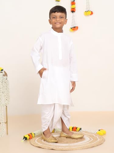 Image of BABA AND BABY Boys Cotton Dhoti Pant Ready-to-Wear Traditional Ethnic Wear for Kids