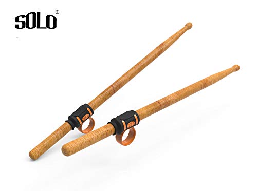 Ayuda para control de baquetas SD-10, baquetas auxiliares para batería (talla 5#, color negro y naranja) miniatura 5