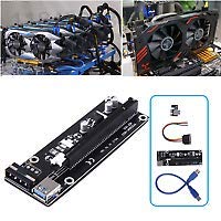 B75B 1X 4X 8X 16X BTC ETC Miner High Speed Expansion Card Computer USB 3.0 - Image 4