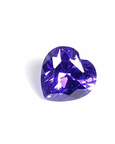 Pierre en cœur bleu encre en zircone pour personnaliser vos bijoux du quotidien