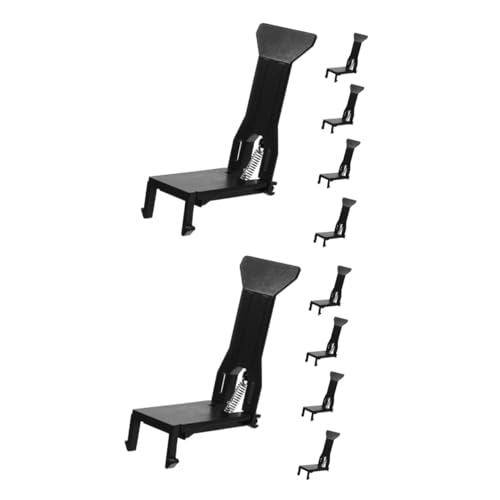 BCOATH 2セット レジボックスクリップ ために スリム レジスター引き出しクリップ 8個*2