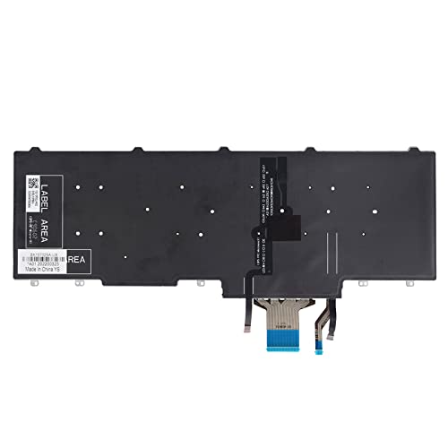 SUNMALL Replacement Keyboard with Backlit and Trackpoint Compatible with Dell Latitude E5550 E5570 E5580 E5590 E5591 5550 5570 5580 5590 5591,Precision 3510 3520 7510 7520 7710 7720 - Thumbnail 3