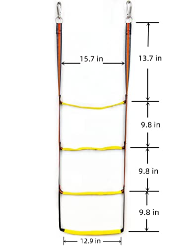 Rope Ladder For Inflatable Boat, Kayak, Motorboat, Canoeing - Portable Assist Boarding (4 Step) #TOP1