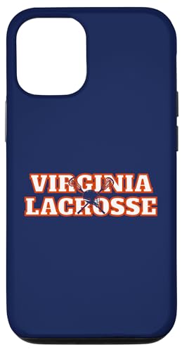 Virginia Lacrosse Team Lax Player �`�[���M�t�g ���N���X�w�����b�g �X�}�z�P�[�X iPhone 12/12 Pro �p