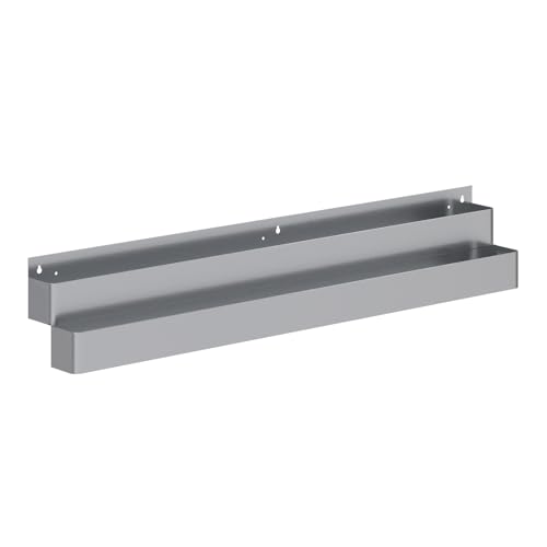 Image of AmGood 60 in. Double Tier Stainless Steel Speed Rail Rack - 18 Gauge NSF Liquor Bottle Organizer for Bars, Restaurants & Home Bars
