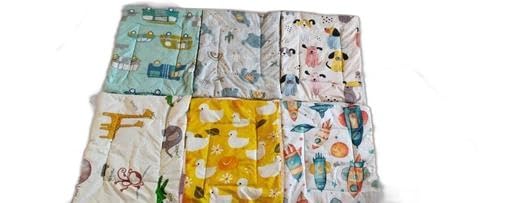 Soft Cotton Baby Goddi for 0?3 Year Kids | Comfortable & Skin-Friendly Newborn Sleeping Mat | Cute Printed Baby Bedding (Pack of 6)|PRA-P508-image-32