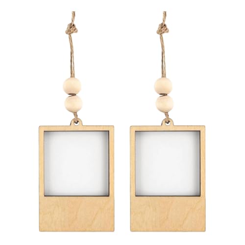 Merishopp 2 Pieces Mini Picture Frame Picture Holder for Office Wedding Party Birthday 7X4.7X0.8Cm | Frames | Home Dacor