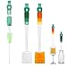 OAKENCREST 2 Pezzi 5 in 1 Scovolino per Bottiglie, Borraccia, Biberon e Cannucce, Bottiglie Termiche immagine