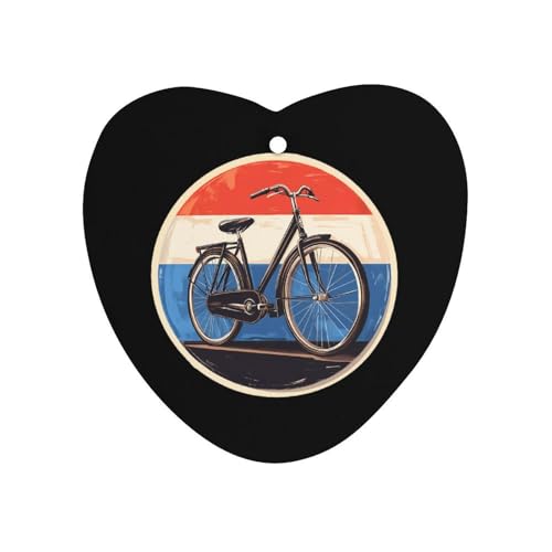 Dutch Bicycle Car Air Freshener Hanging Aromatherapy Tablets for Car Accessories Love form