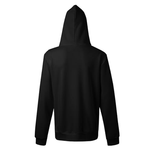 Mens Jacket Cotton Full Zip Up Novetly Fashion Hooded Jackets with Pocket - image 6
