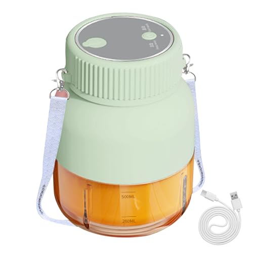 Juice Maker Machine - Transportadora de hielo extractor de | Licuadora de de 800 ml, taza de exprimidor recargable, inalámbrica de de vegetales, máquina de para viajes en el gimnas