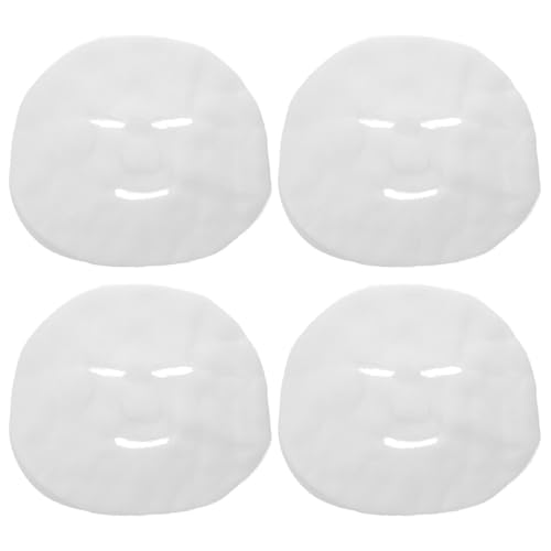 Homoyoyo 100 Láminas Desechables de Gasa Facial Redonda Suave y Cómoda para Faciales Cuidado Piel Uso Único Ideales para Salones de Belleza y Tratamientos Faciales Profesionales
