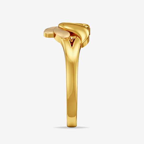 Joyalukkas 22KT 916 Purity Stylish Leaf Design Kid’s Gold Ring for Kids