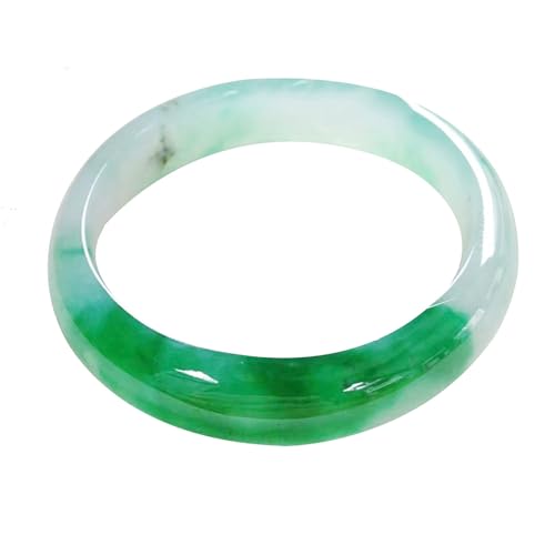 Bracelet en jade vert naturel de 52mm, le cadeau idéal pour femme