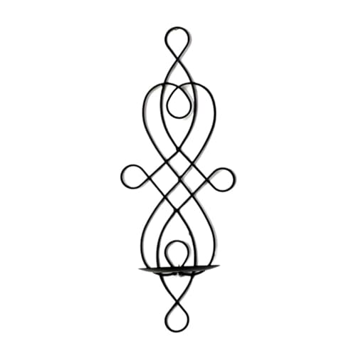 Bougeoirs muraux en métal doré (Lot de 2) - Décoration à suspendre