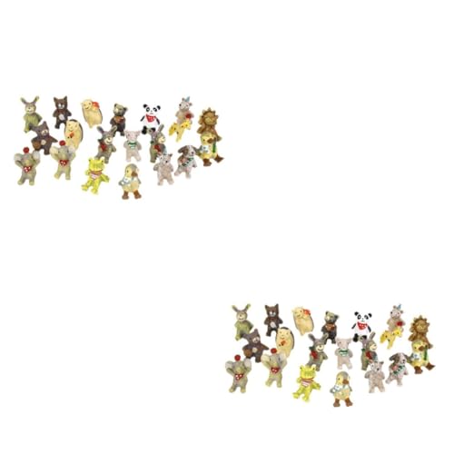 Petits Animaux Kit De Micro Ornements en Résine POPETPOP 40pcs - 2