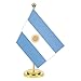 Argentinien Schreibtisch Flagge, 30cm großes kleines ArgentinierArgentinier Banner im Freien, winziges Drucken Dekor für Büro Home Tisch desk Argentina