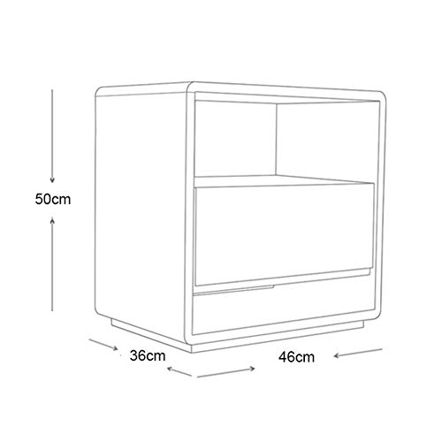 Table de chevet design moderne finitions soignées pour chambre