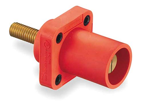 Receptacle, 3R, 4X, 12K, Stud, Red