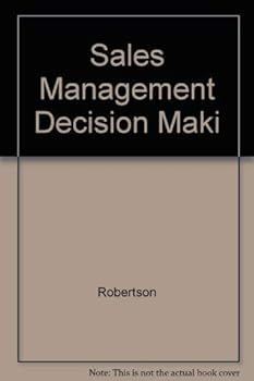 Hardcover Sales management: Decision making for improved profitability Book