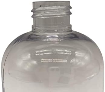 Natural Farms 2 pack- 8 oz Clear PET Boston Round Plastic Bottle with White Fliptop Disc Cap image 8