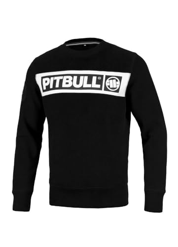 PITBULL Herren Crewneck Sweatshirts Männer Pullover Sherwood Freizeit-Sweatshirt Baumwolle M