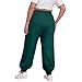 bawilom Baggy Sweatpants for Women with Pockets Plus Size Trendy Fall Fashion Casual Drawstring High Waist Sweat Pants Army Green