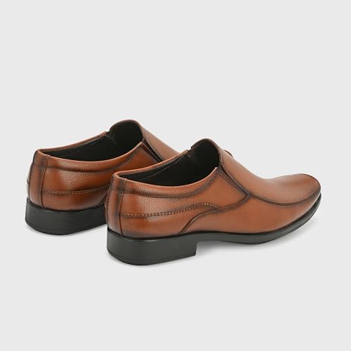 Image of Centrino Men's Formal Shoe | Cushioned Insole Comfortable Shoes | Trendy & Classic Design | Durable TPR Sole Footwear (8113)